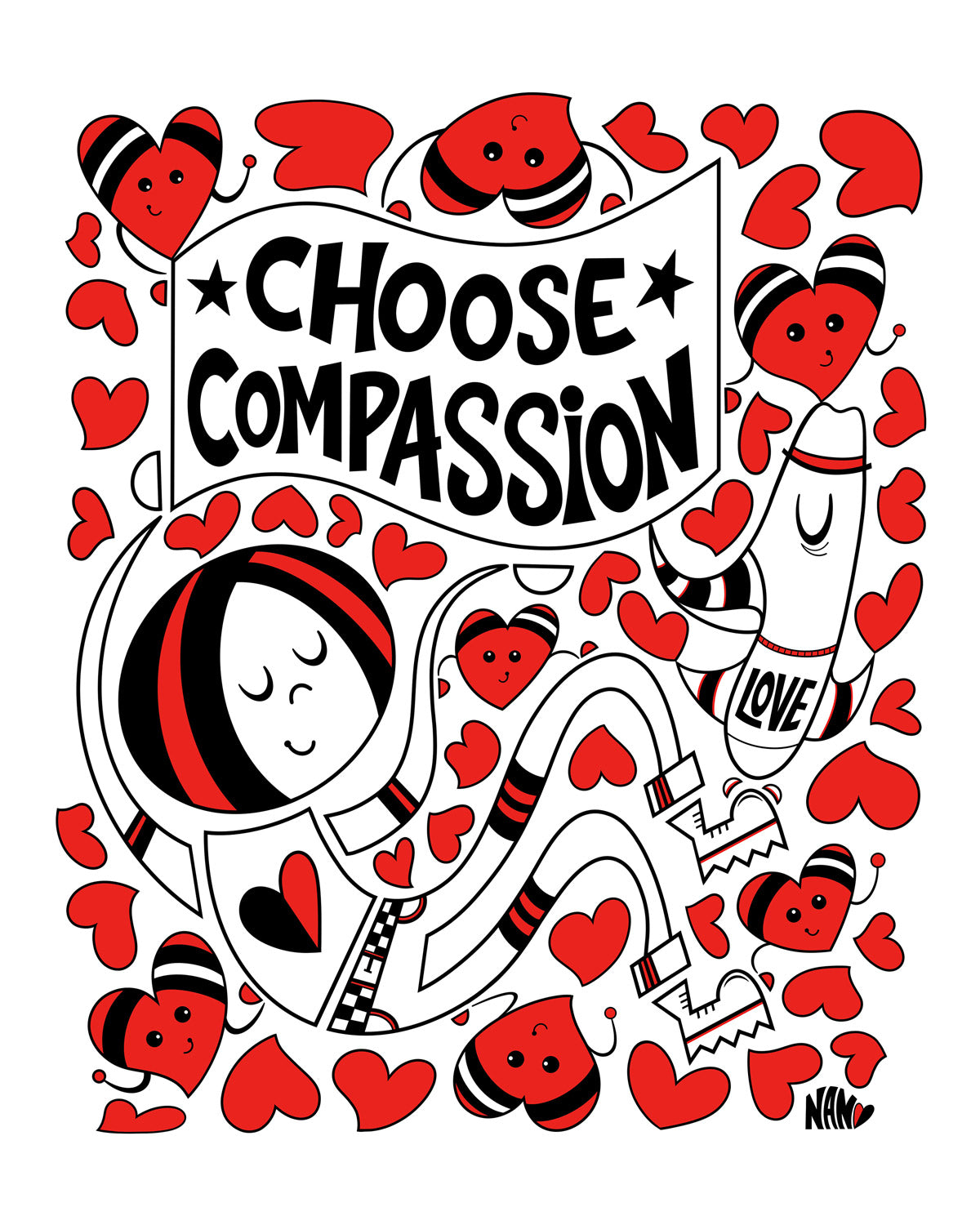 Choose Compassion - Print