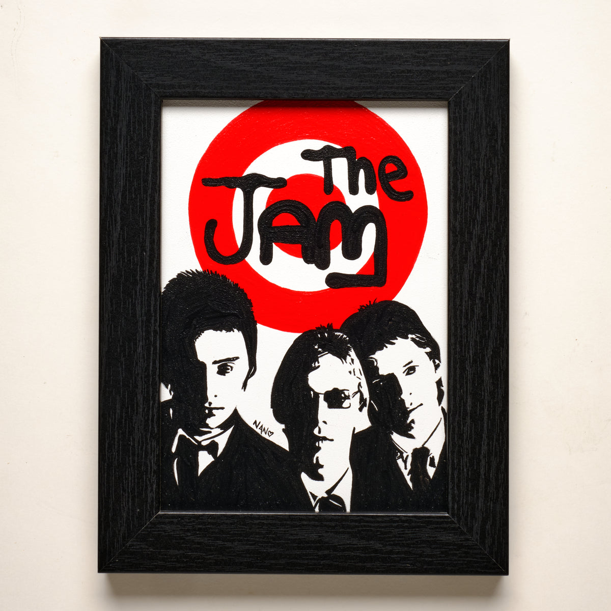 Absolute Beginners (The Jam) – 5"×7" FRAMED ORIGINAL PAINTING