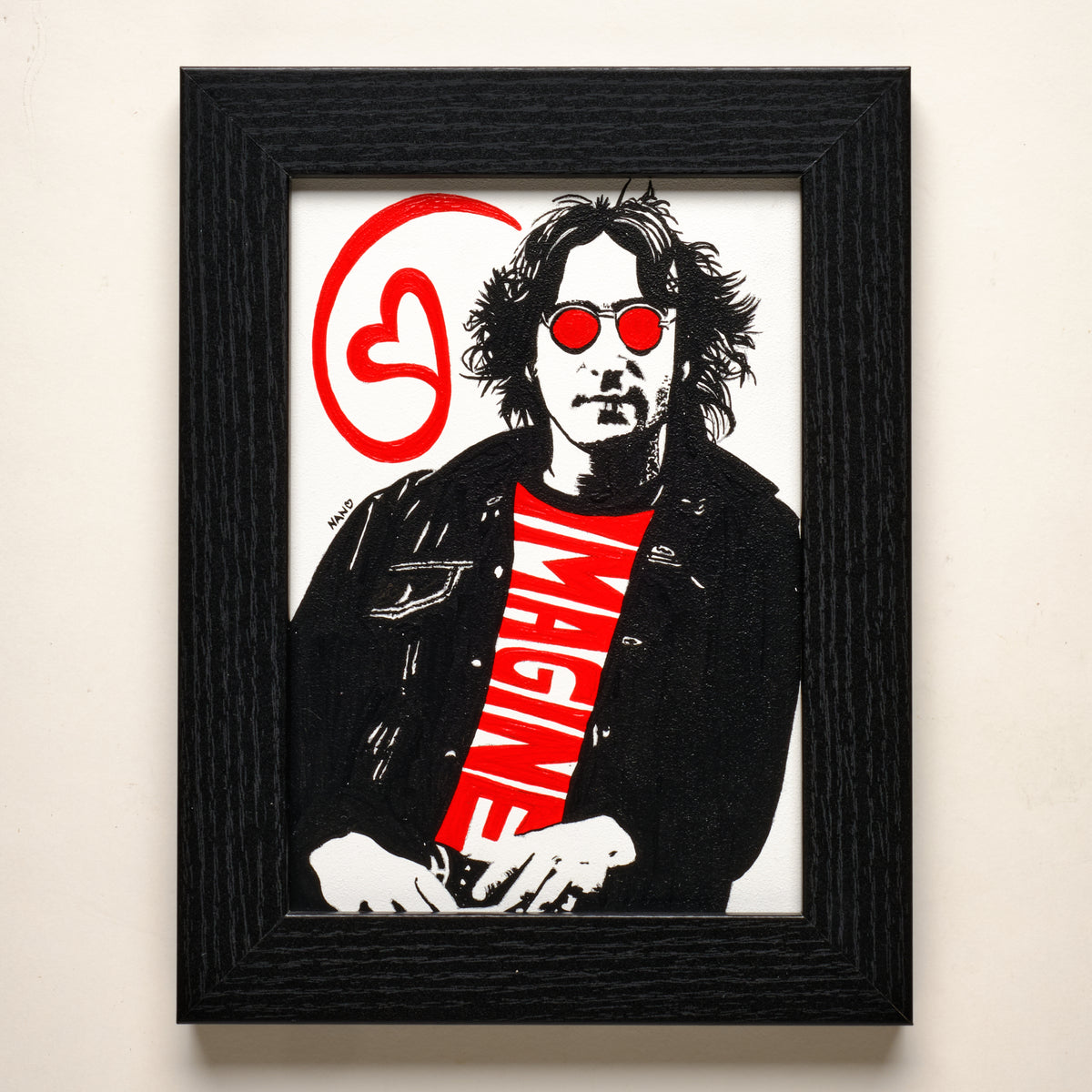 John – 5"×7" FRAMED ORIGINAL PAINTING