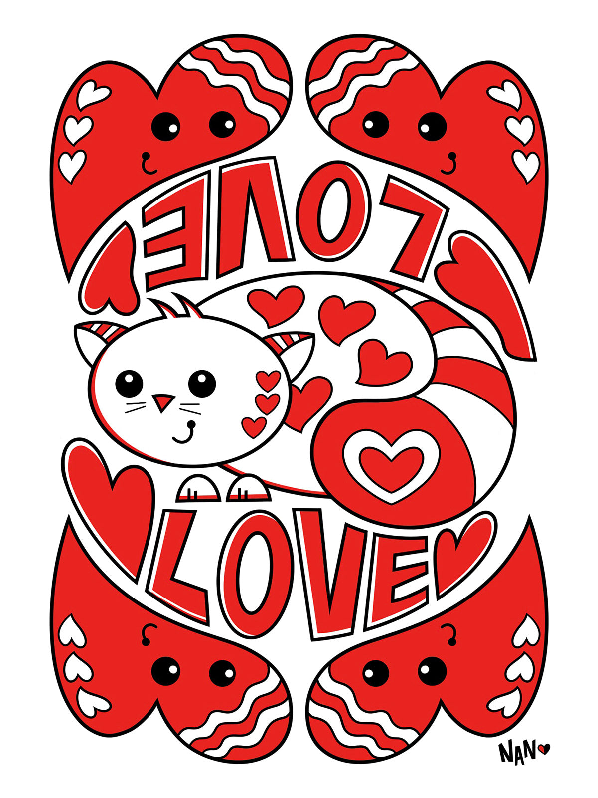 Love Cat - Print
