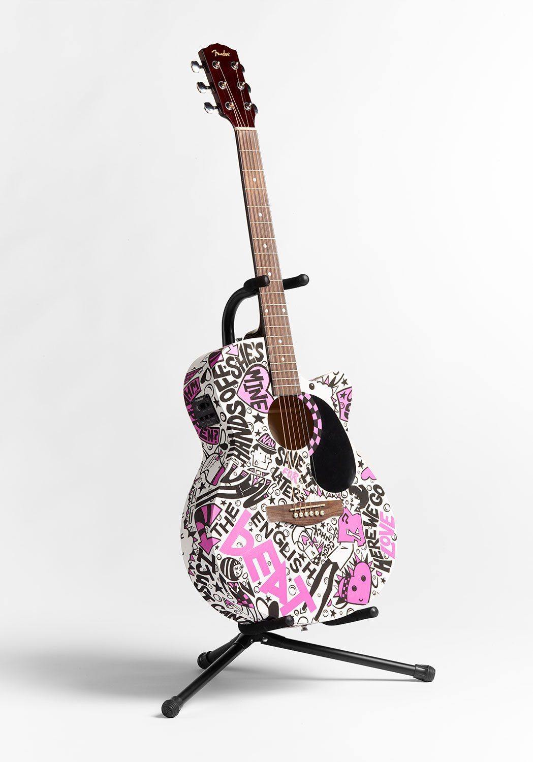 English Beat Guitar | Fine Art and Limited Edition Prints | The Art Of Nan Coffey