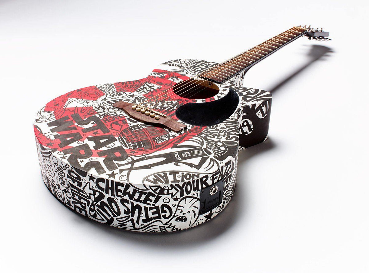 Star Wars Guitar | Fine Art and Limited Edition Prints | The Art Of Nan Coffey