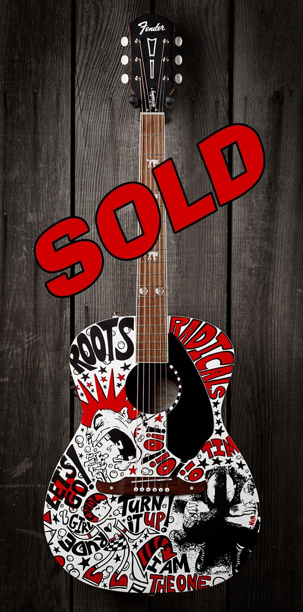 Let's Go! Rancid Guitar | Fine Art and Limited Edition Prints | The Art Of Nan Coffey
