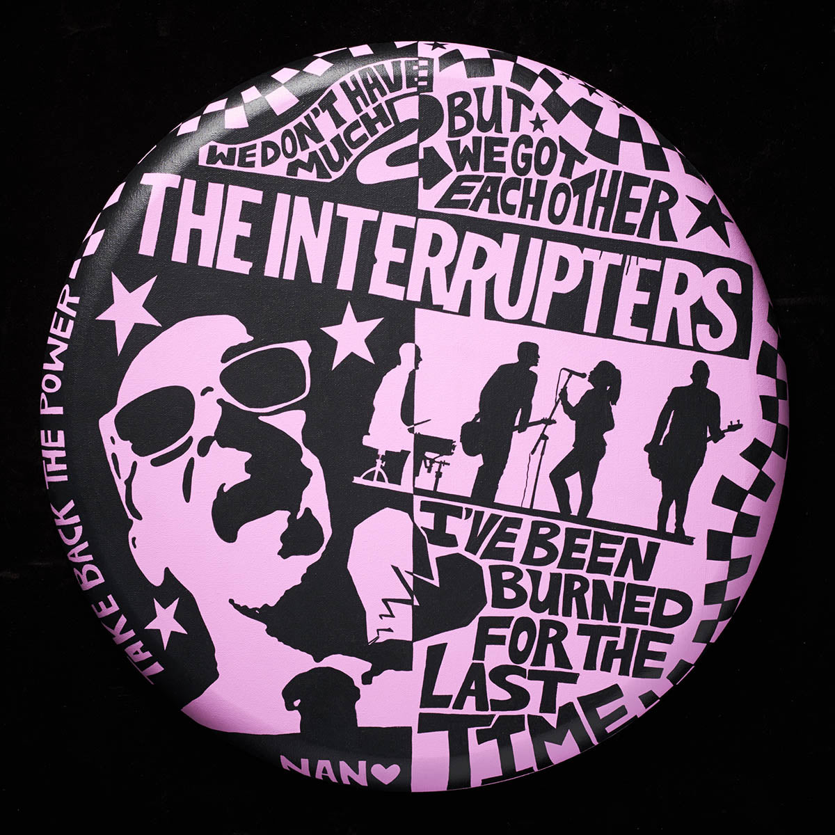 The Interrupters 20&quot; Round - Original Painting