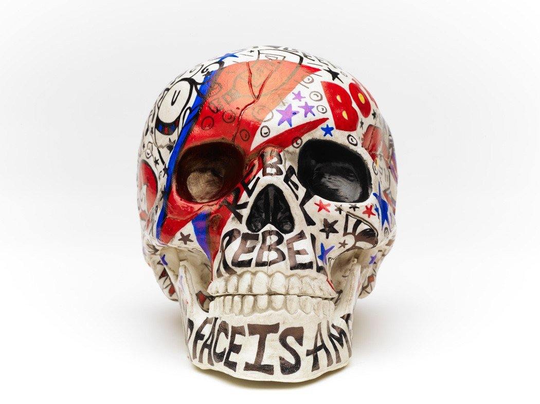 Skull | Bowie | Art All Over | Fine Art and Limited Edition Prints | The Art Of Nan Coffey