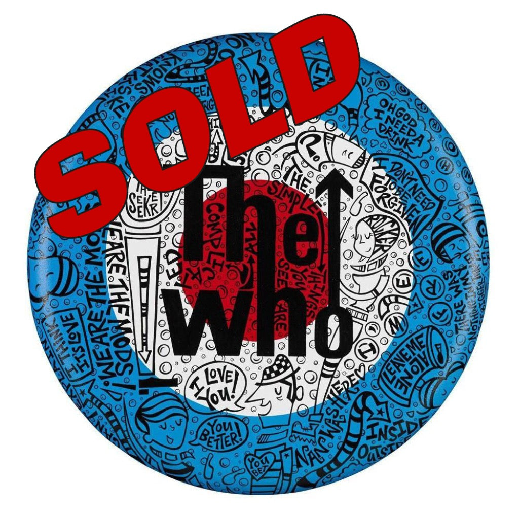 The Who 20&quot; Round - Original Painting