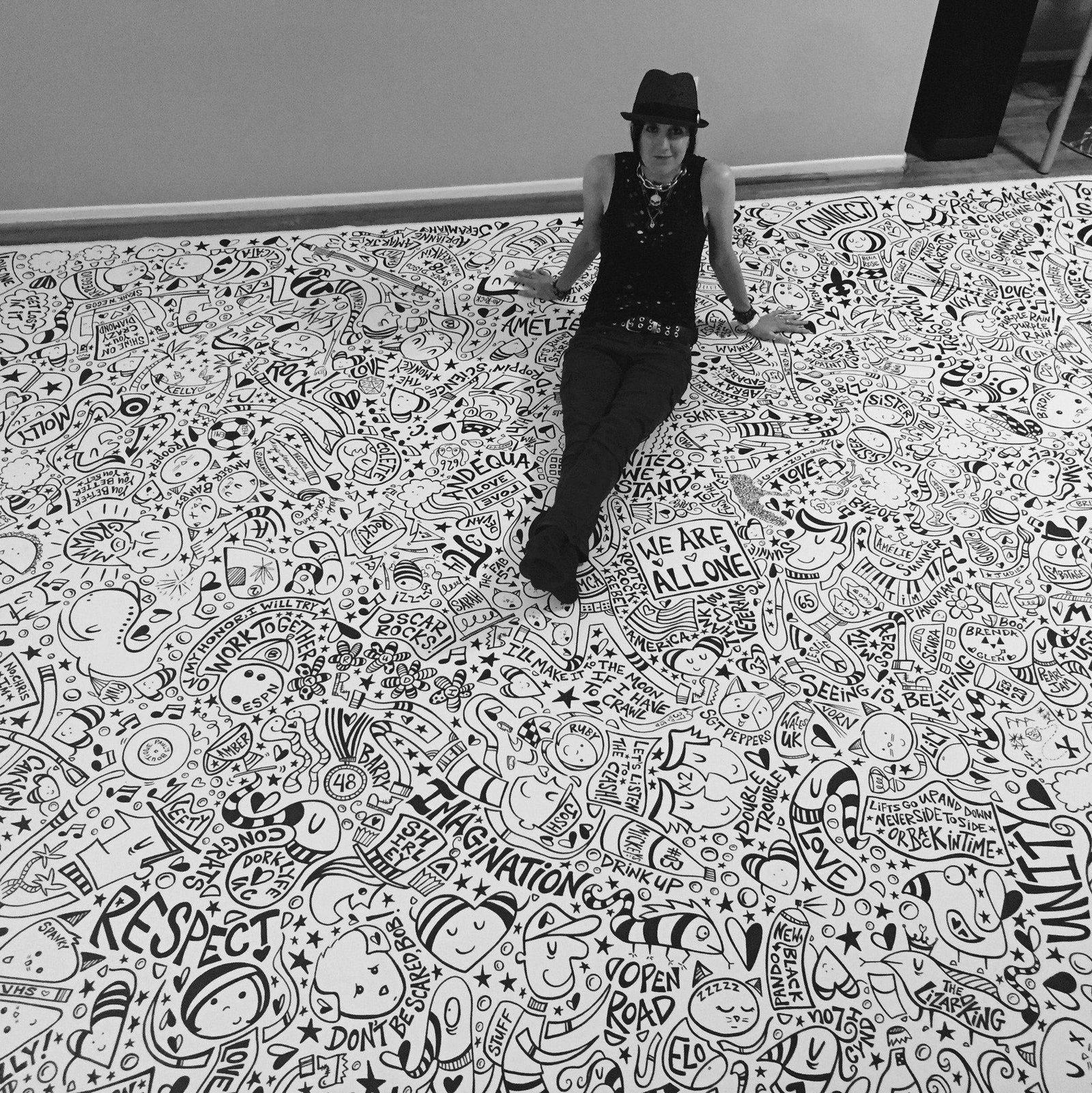 We Are All One | Online Audience Participation Painting | The Art and Fun Of Nan Coffey - The Art Of Nan Coffey