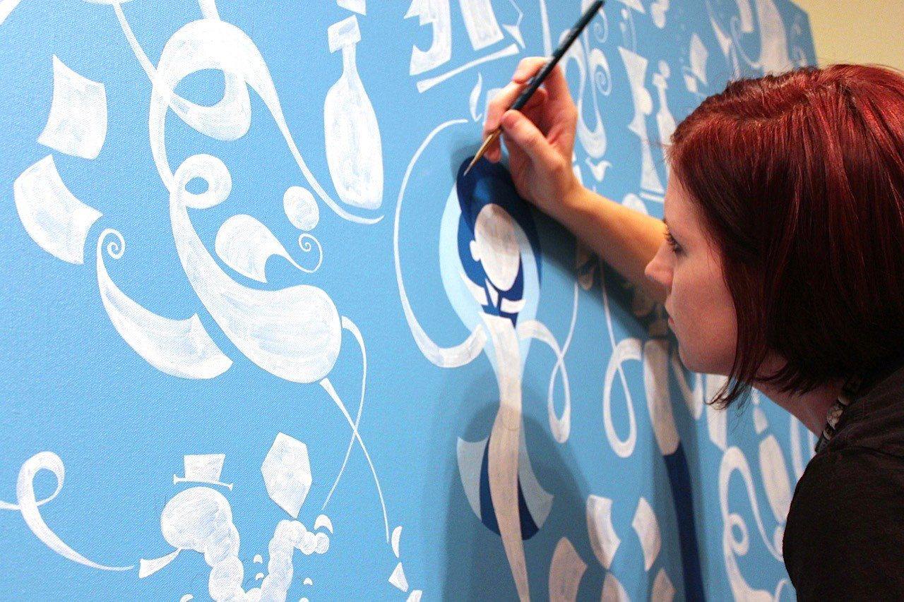 In Progress | Anything Goes | The Art and Fun of Nan Coffey - The Art Of Nan Coffey