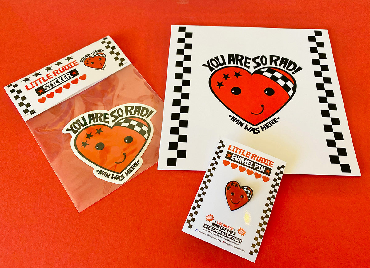 ❤️  Now Available! ❤️  Little Rudie Heart Collection!