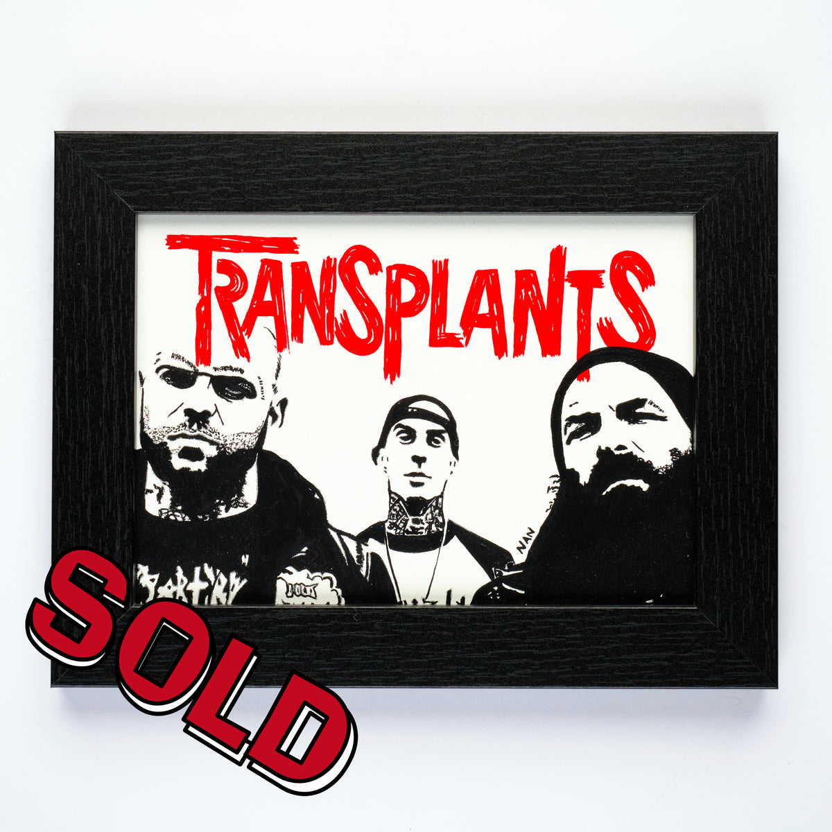 Transplants - 5”x7” Framed Original Painting