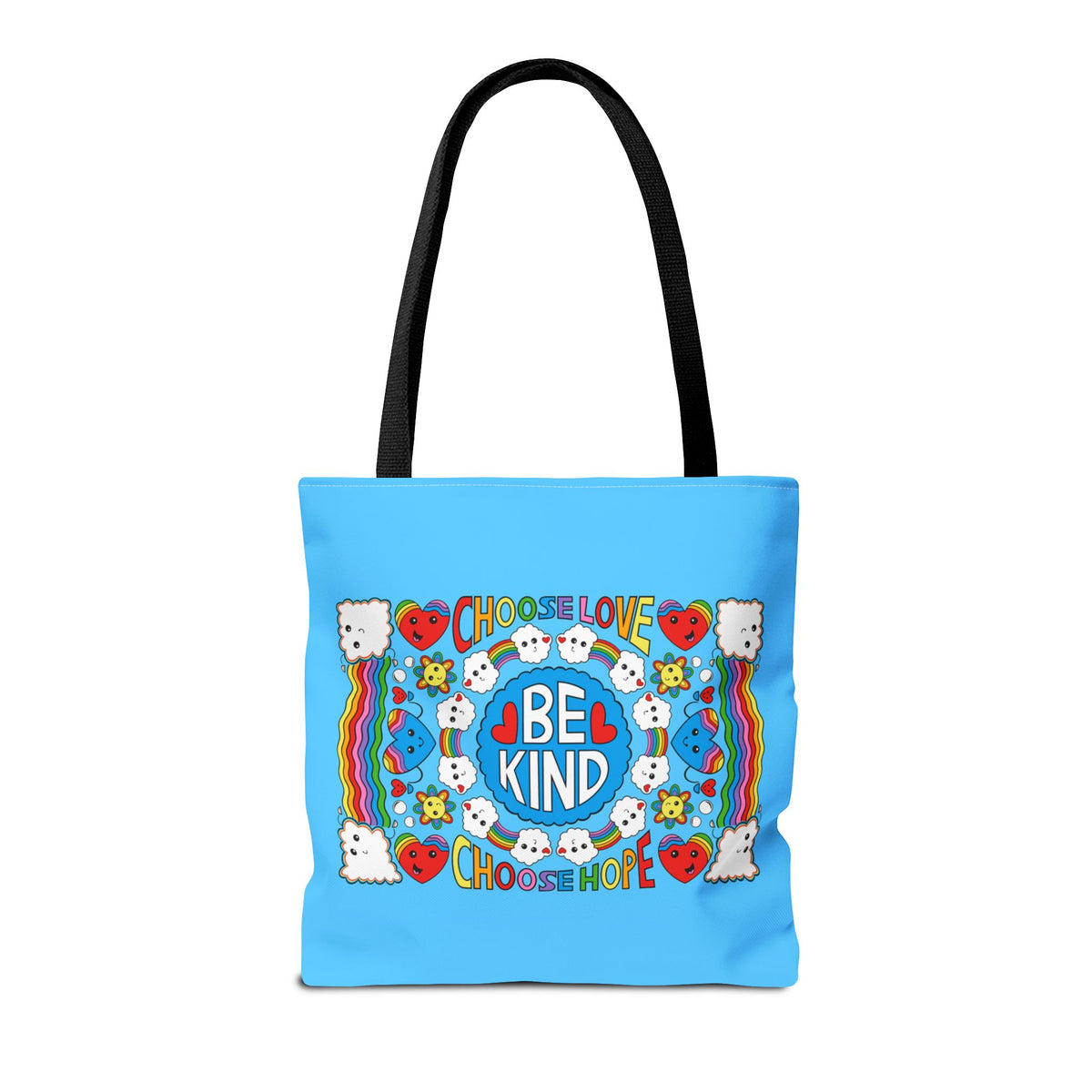 Choose Love Tote Bag - Eco-Friendly Shoulder Bag for Shopping and Outings