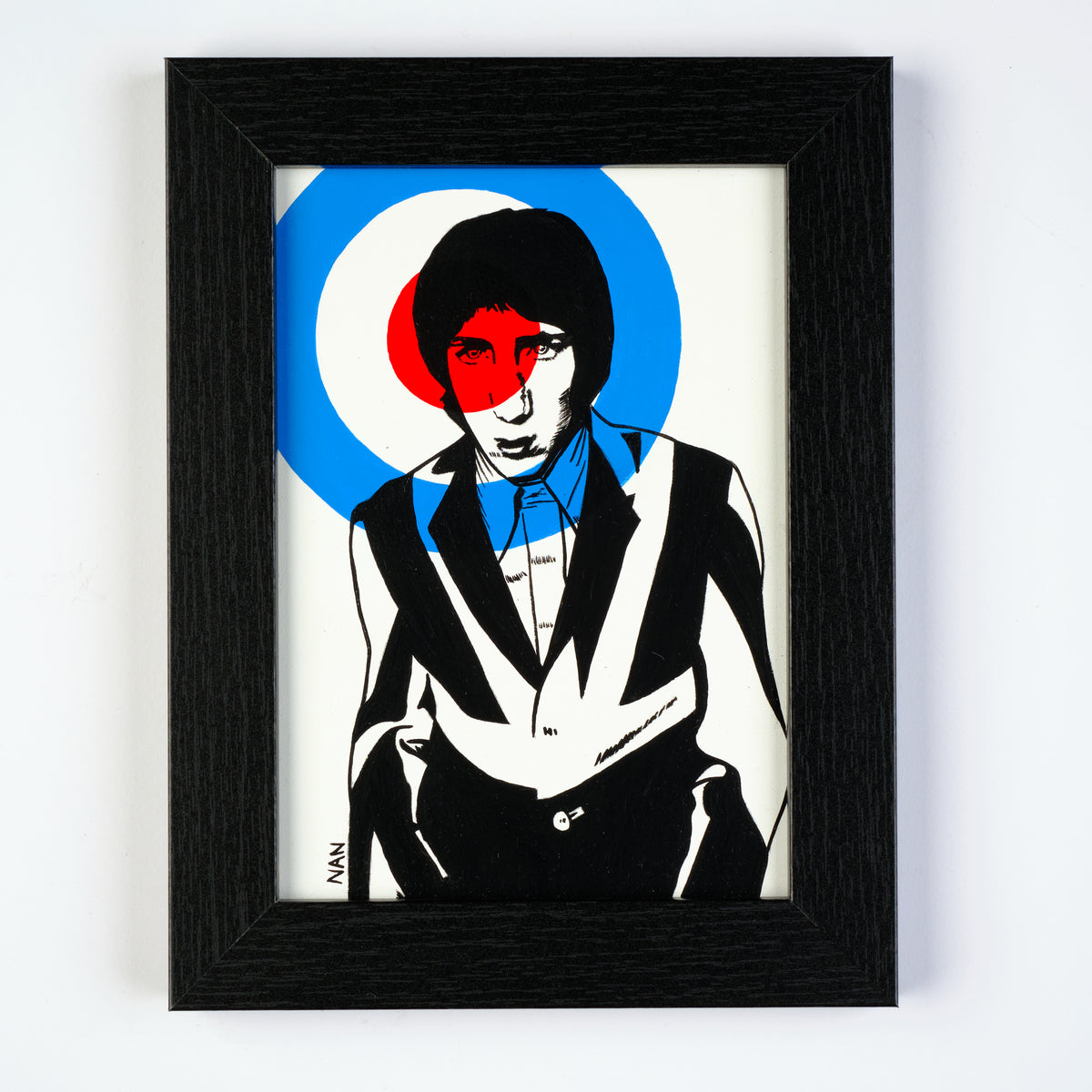 Pete - 5”x7” Framed Original Painting