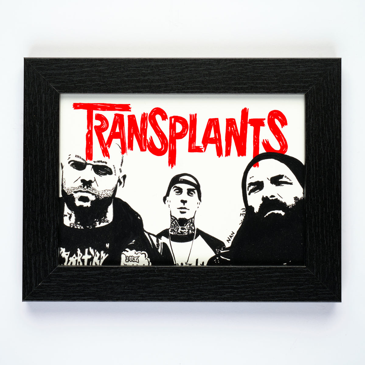 Transplants - 5”x7” Framed Original Painting