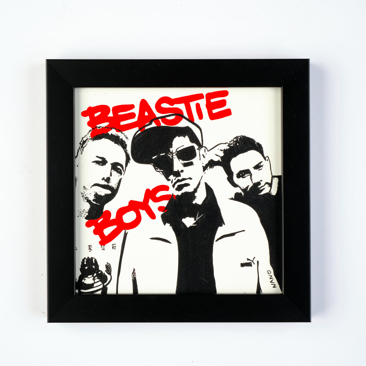 Beastie Boys - 6”x6” Framed Original Painting