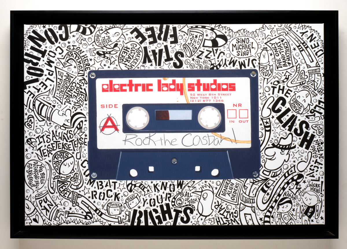 Rock The Casbah - Horace Panter Collaboration —ORIGINAL MIXED MEDIA