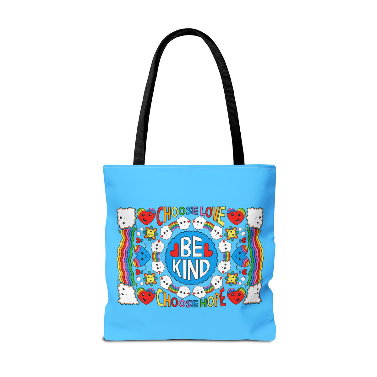 Choose Love Tote Bag - Eco-Friendly Shoulder Bag for Shopping and Outings