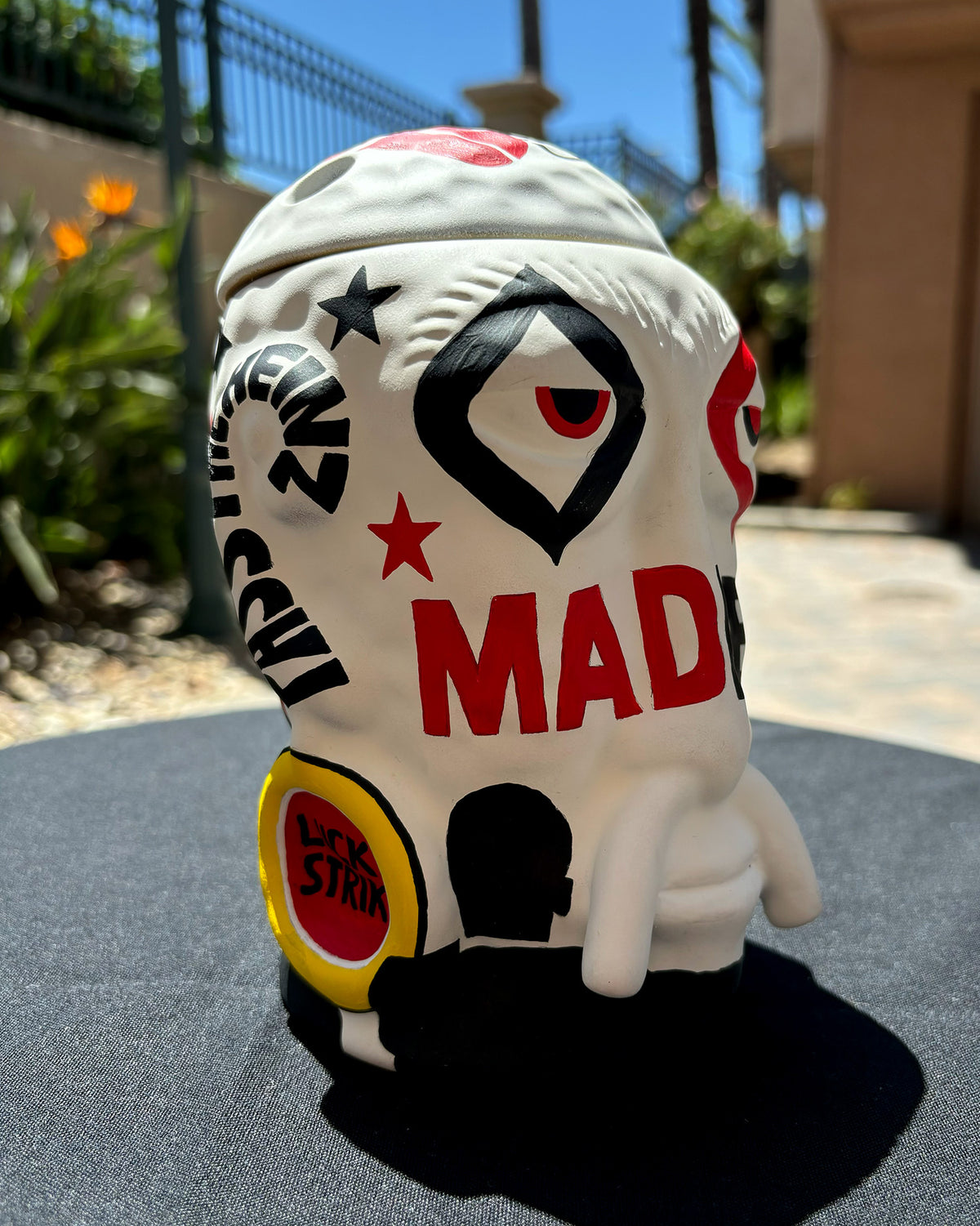 Nan-Painted “Madmen" Mr. Bali Hai Ceramic Mug