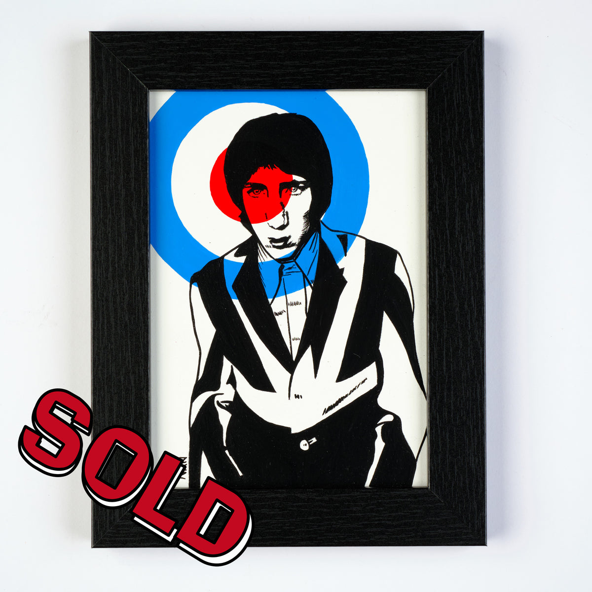 Pete - 5”x7” Framed Original Painting