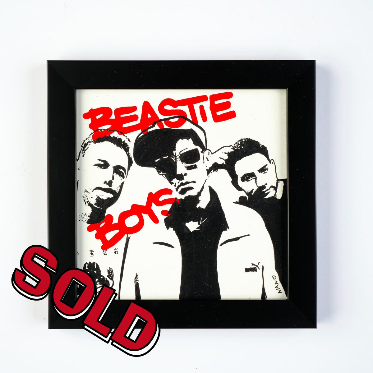 Beastie Boys - 6”x6” Framed Original Painting