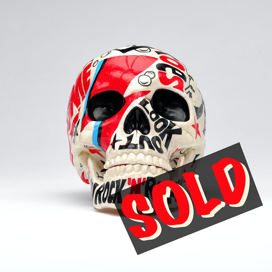 David Bowie Skull