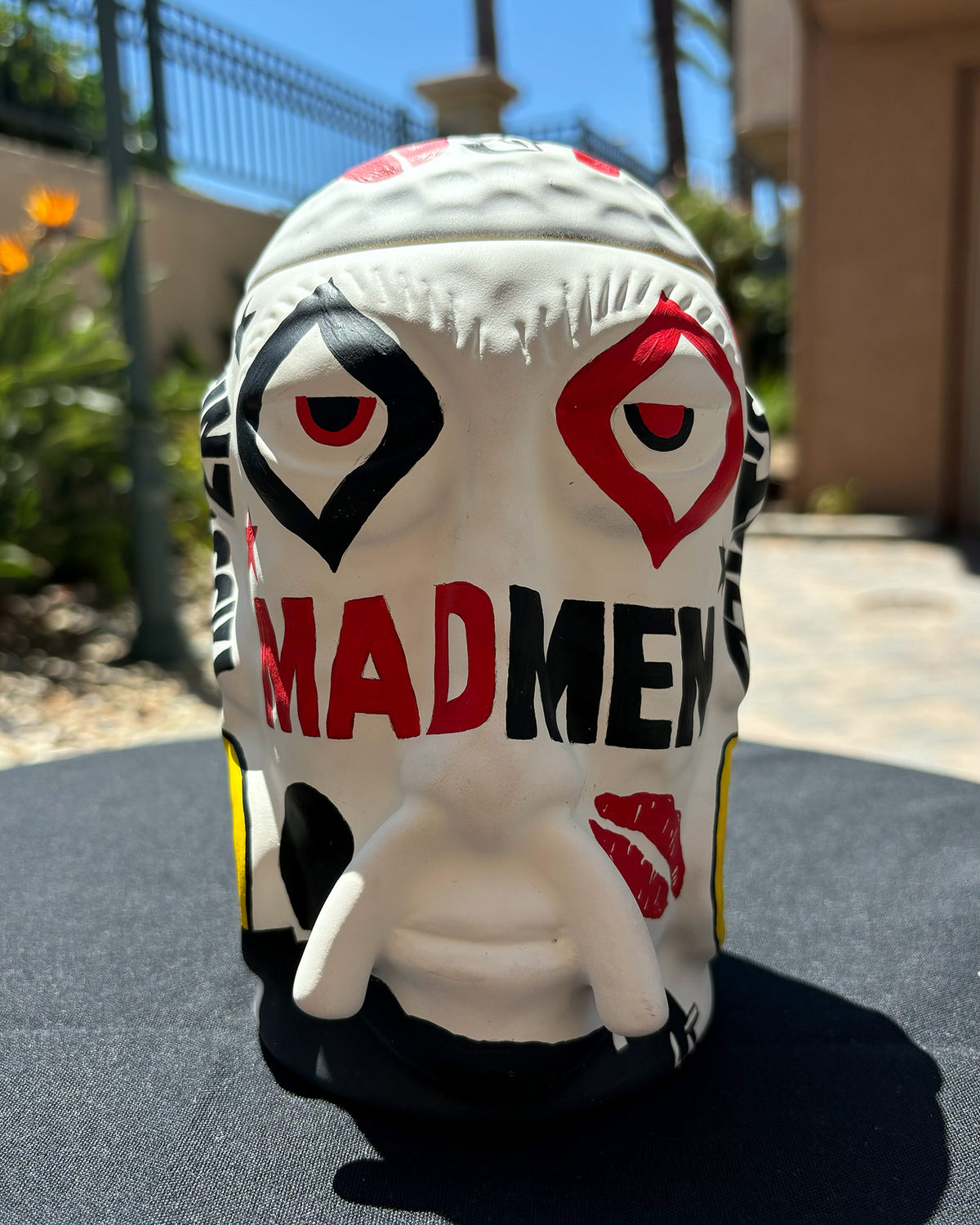 Nan-Painted “Madmen" Mr. Bali Hai Ceramic Mug