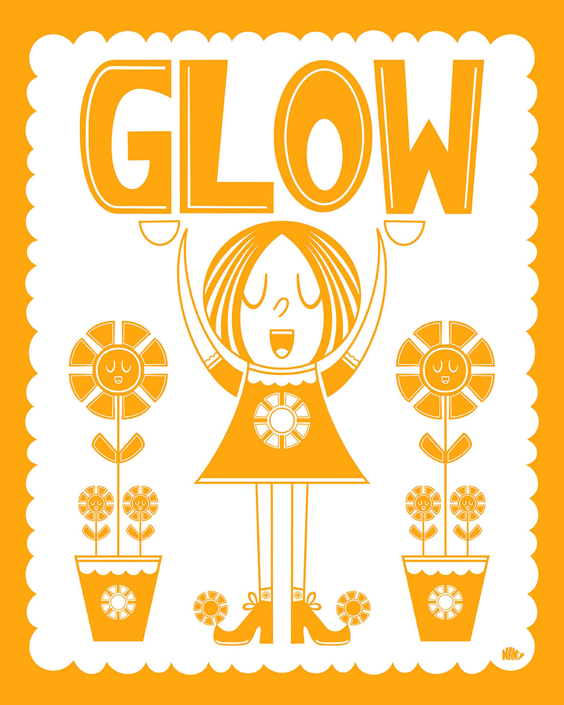 GLOW ☀️ - Signed Print