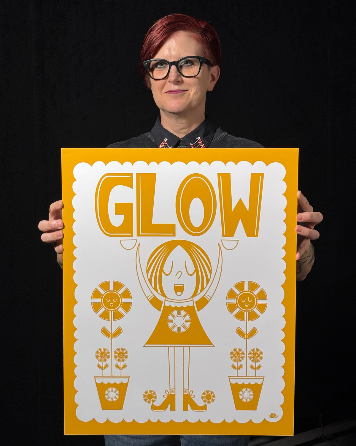 GLOW ☀️ - Signed Print