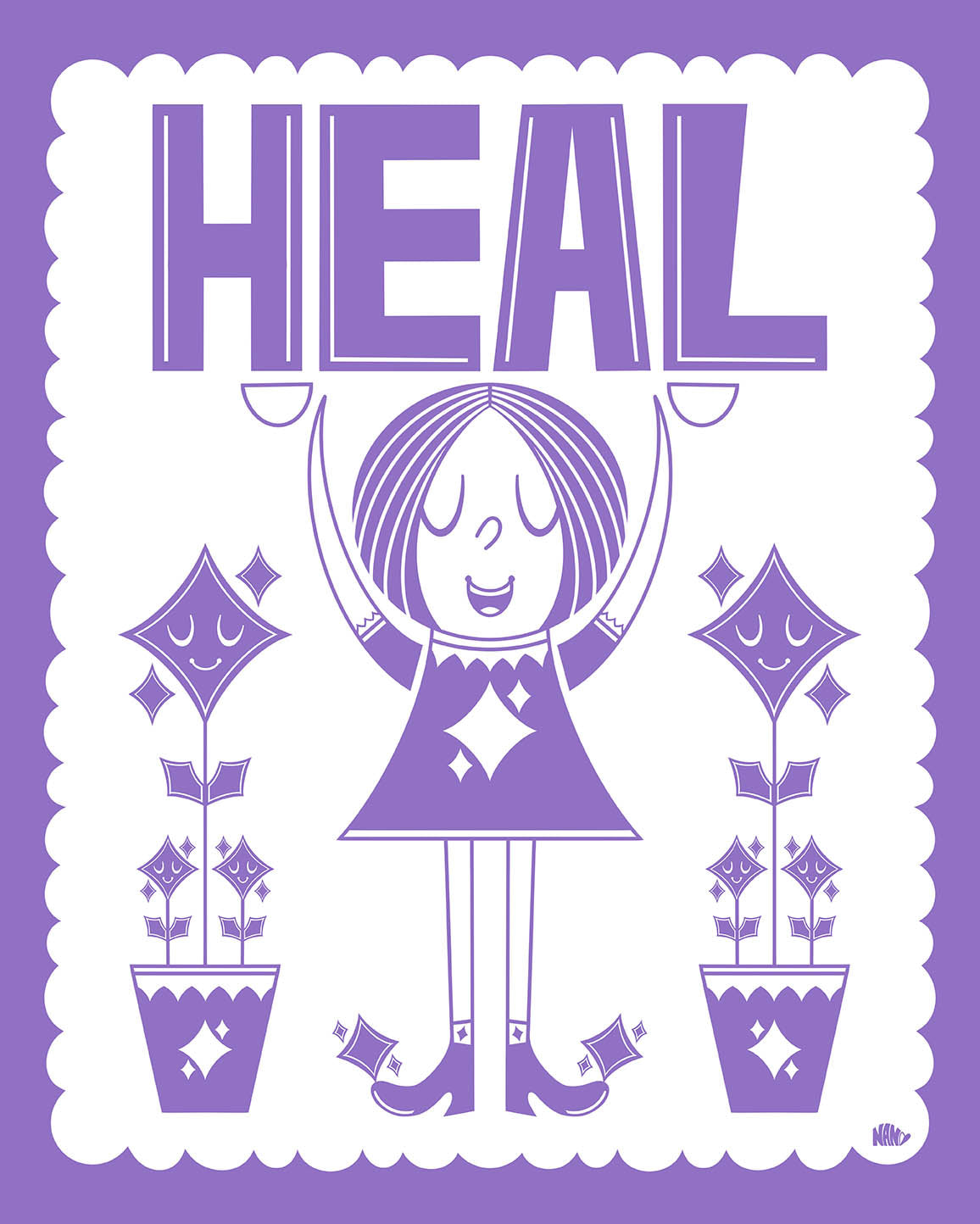 HEAL ✨ - Signed Print