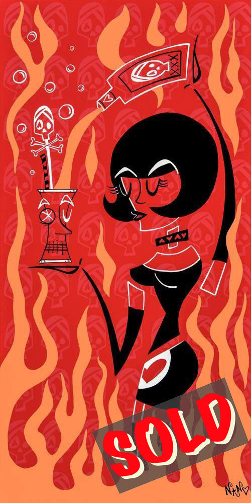 Femme Brulee - Limited Edition - Gallery-Wrapped Giclee Print