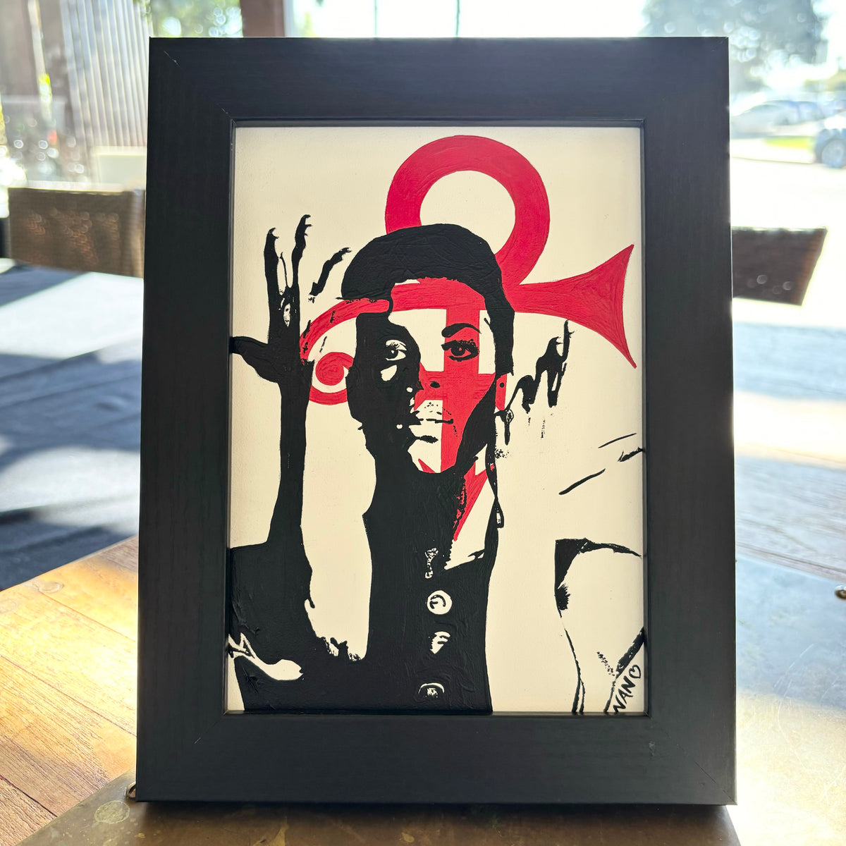 Prince 5”x7” Framed Original Painting