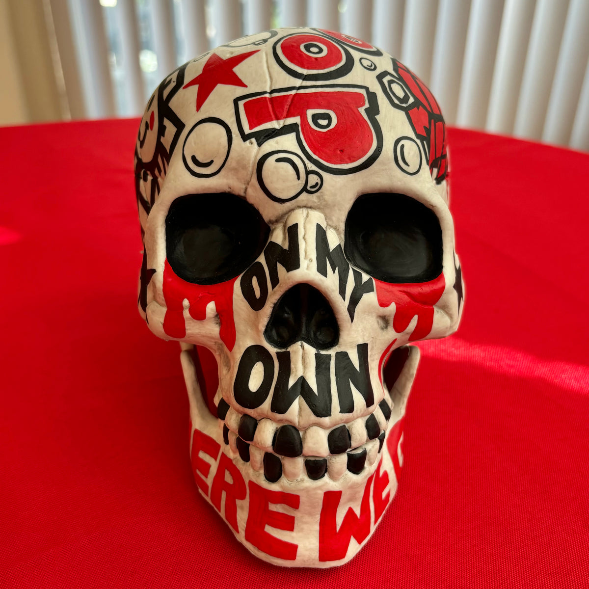 Green Day Skull (Red Variant)