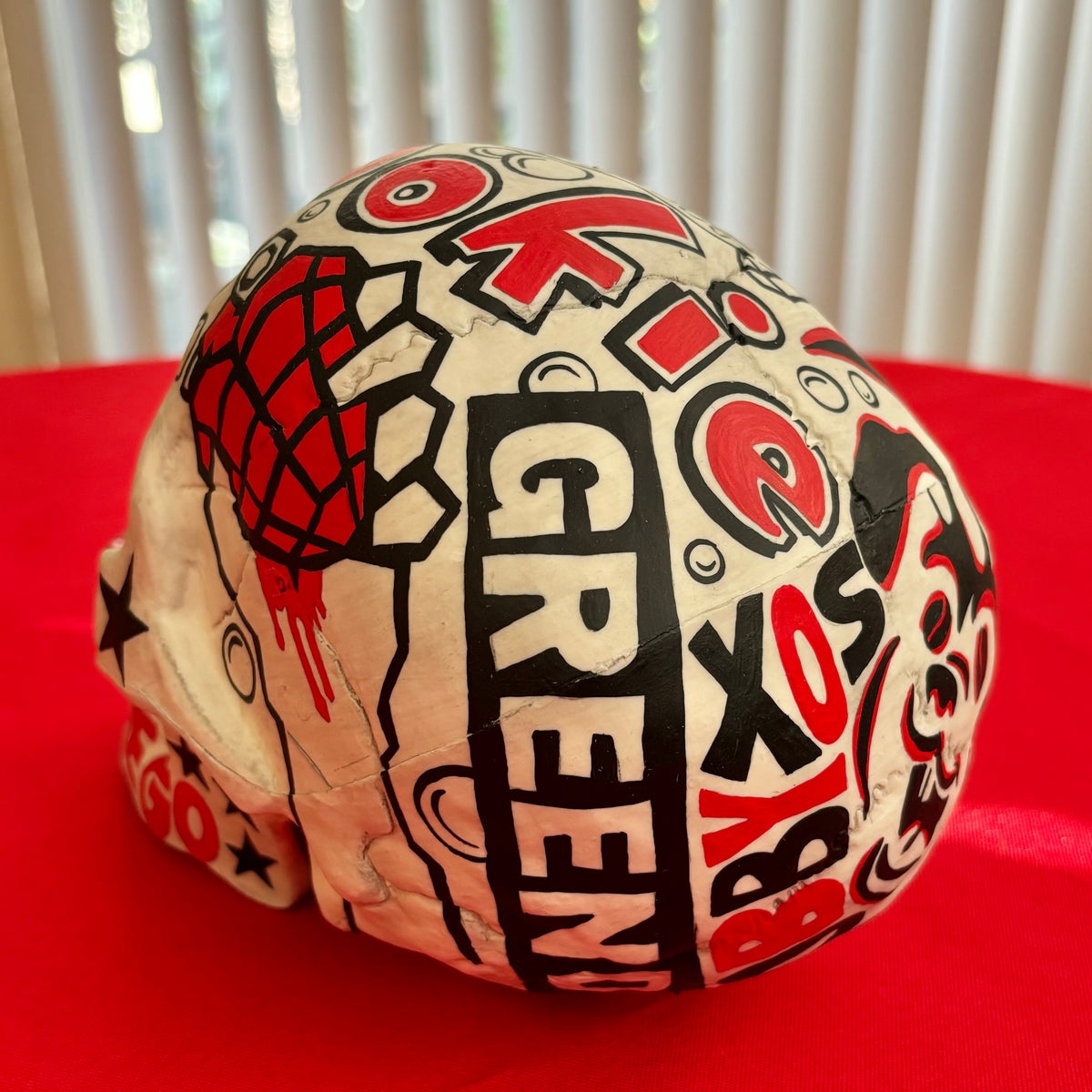 Green Day Skull (Red Variant)