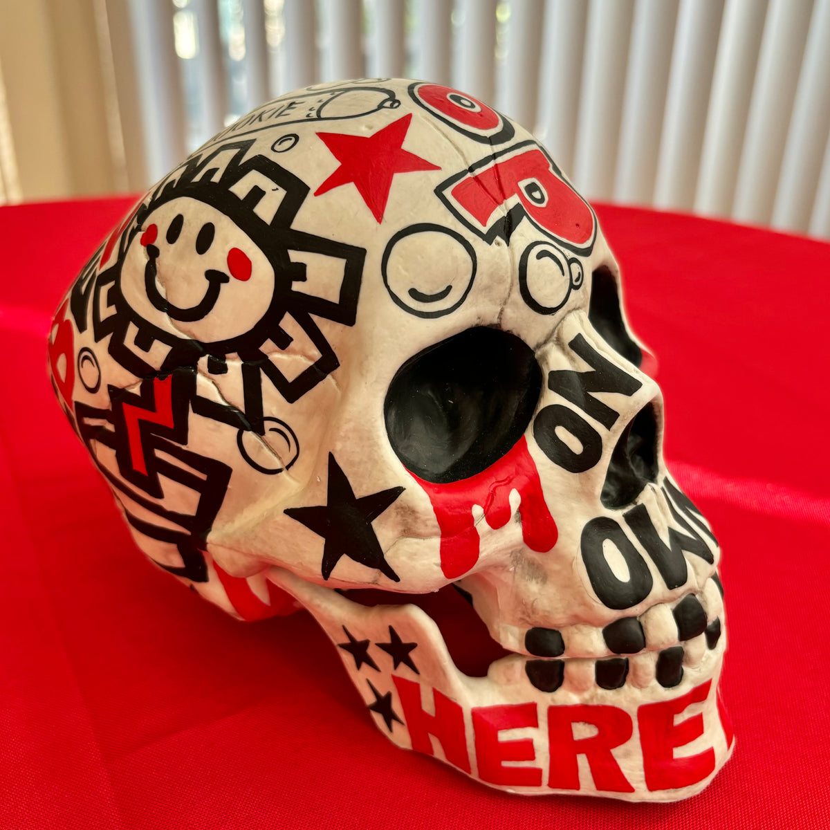 Green Day Skull (Red Variant)