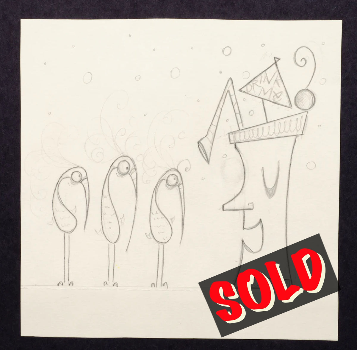RARE “You Go First” Original Drawing/Concept Art