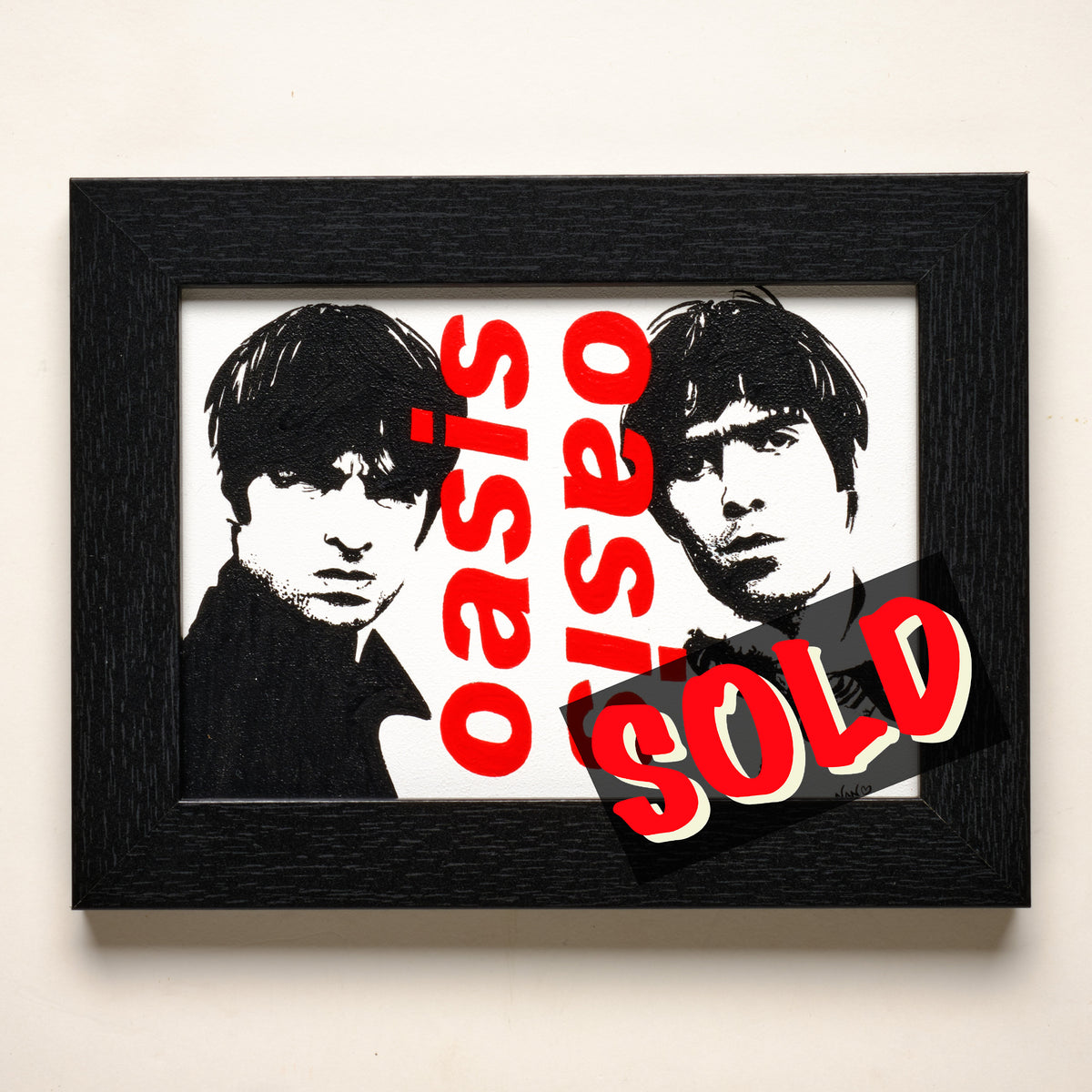 Roll With It (Oasis) – 5"×7" FRAMED ORIGINAL PAINTING