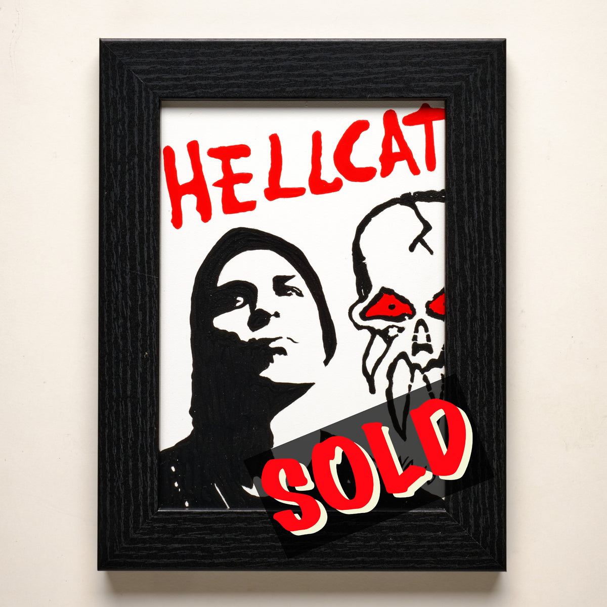 Tim No. 4 (Rancid) – 5"×7" FRAMED ORIGINAL PAINTING