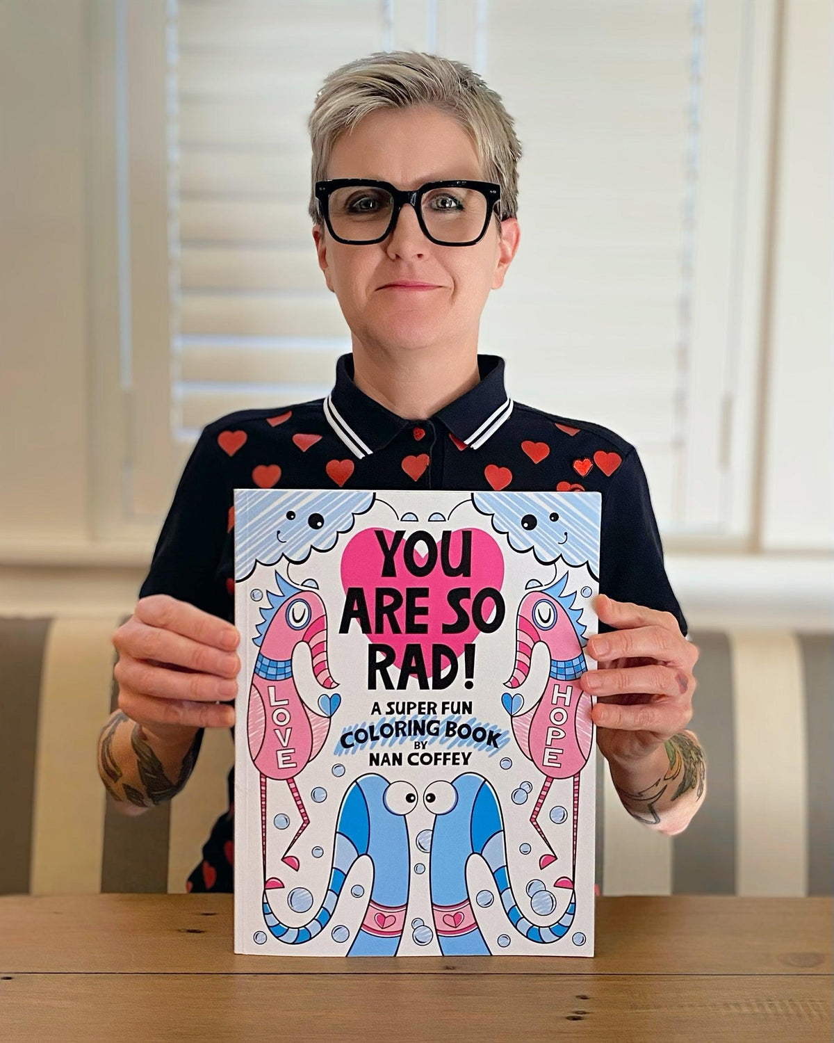 Nan-Embellished “You Are So Rad!” Coloring Book! - The Art Of Nan Coffey