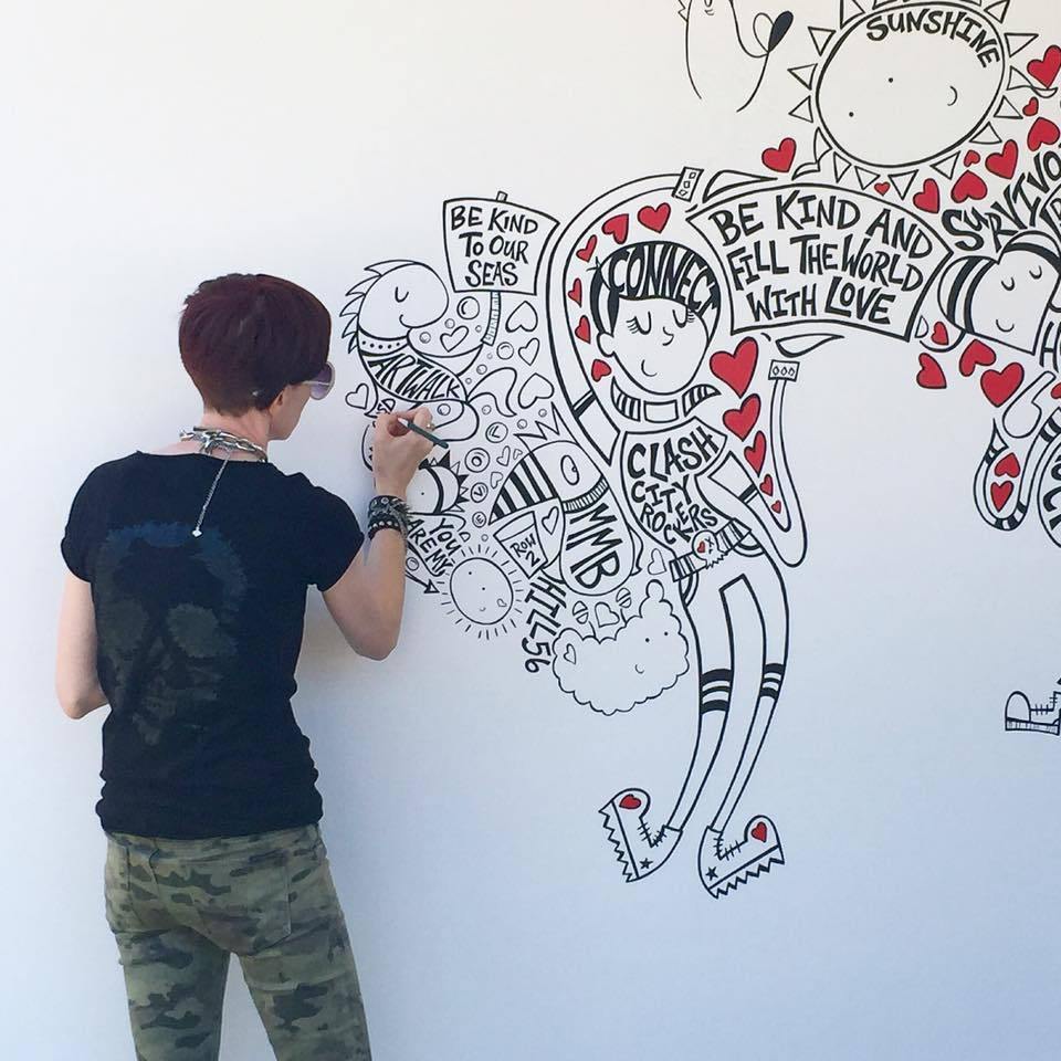 #3 Inclusion Painting Started July 2016 - Signed Prints | Fine Art and Limited Edition Prints | The Art Of Nan Coffey