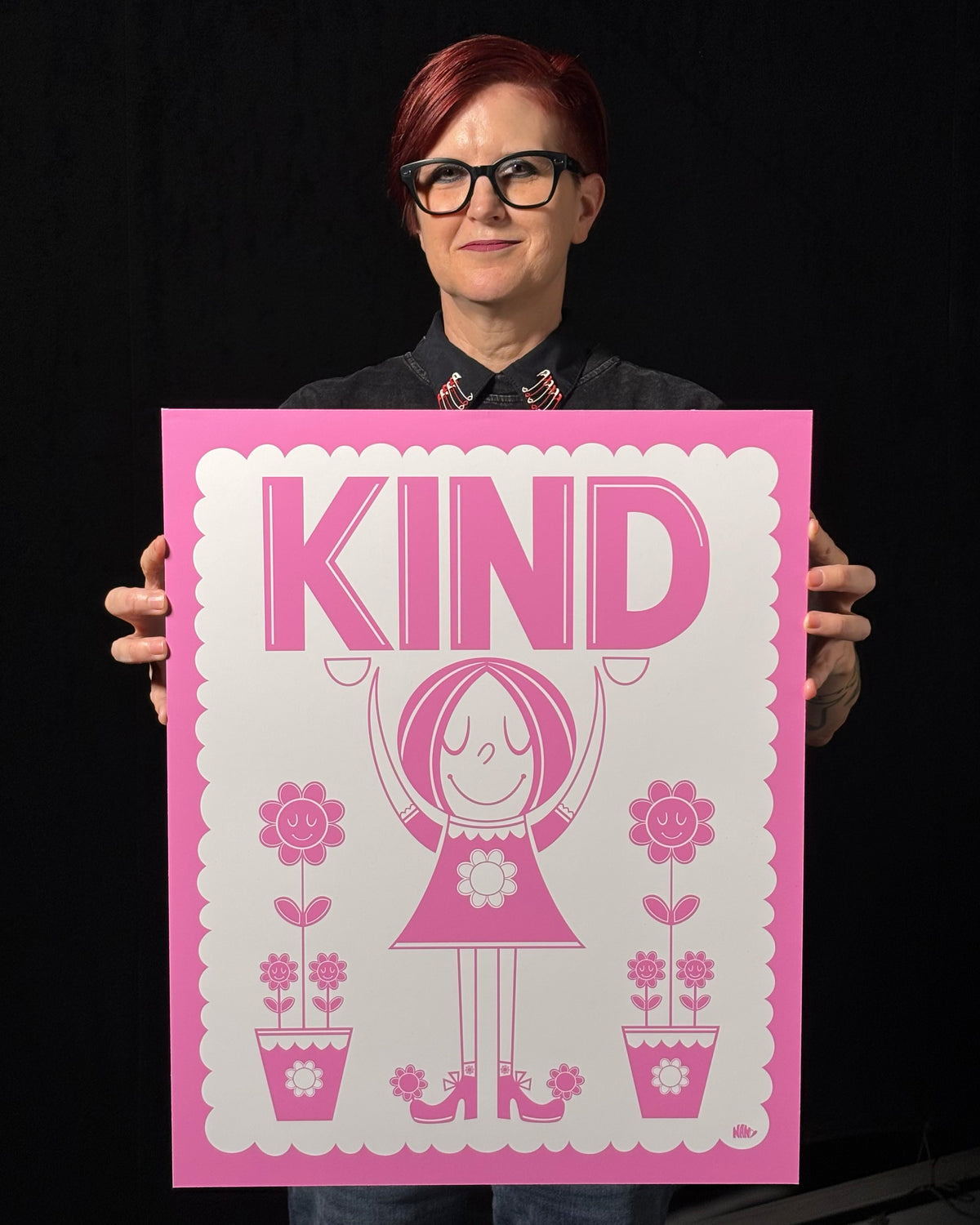 KIND 🌸  - Signed Print