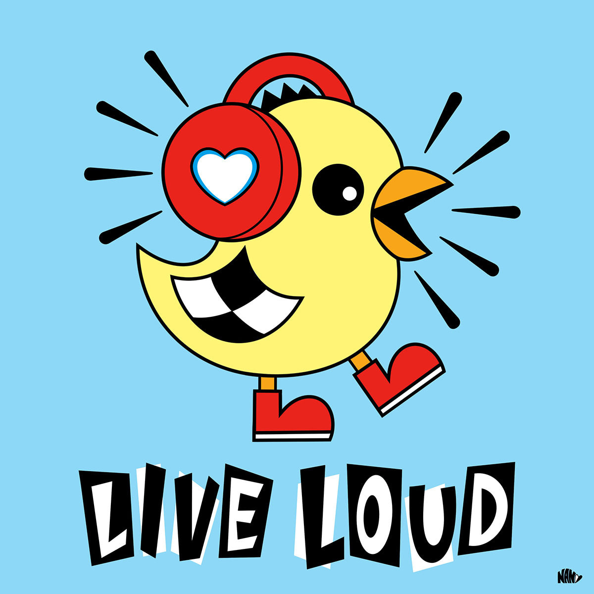 Live Loud - Signed Print