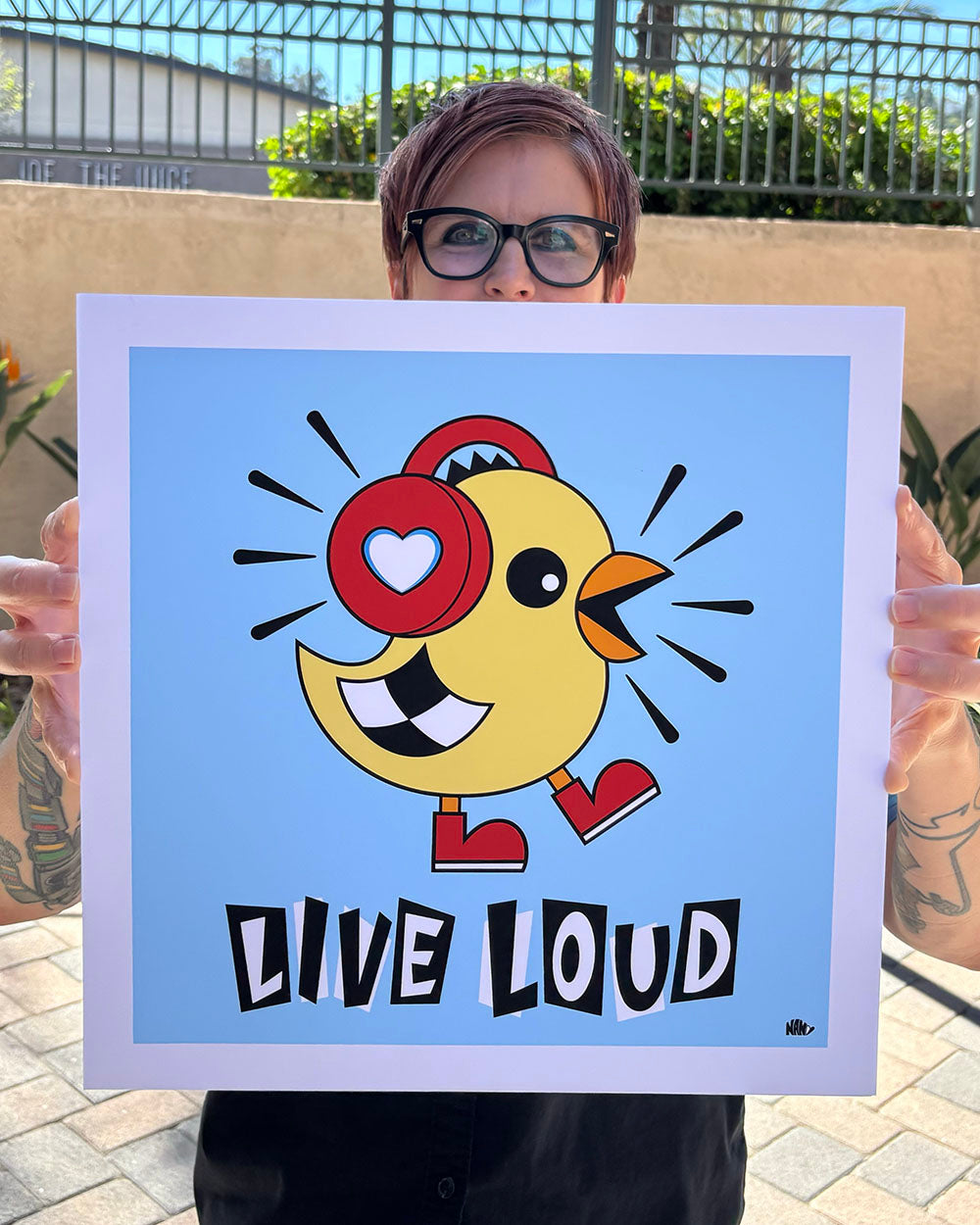 Live Loud - Signed Print