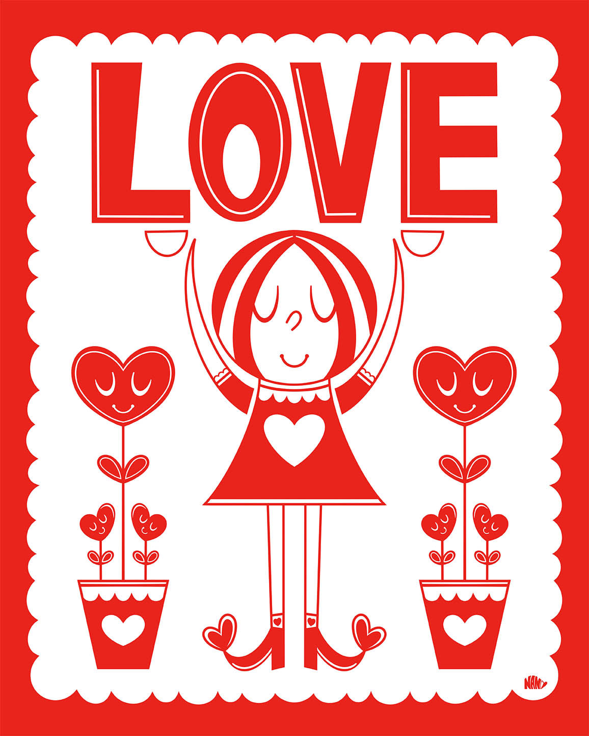LOVE ❤️ - Signed Print