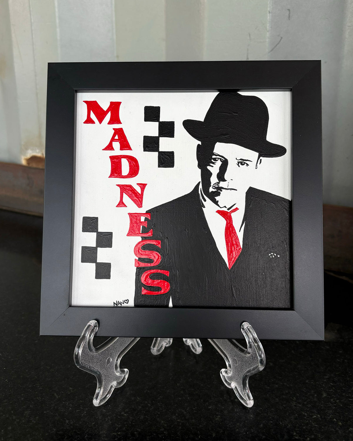 Suggs No. 2 - 6”x6” Framed Original Painting
