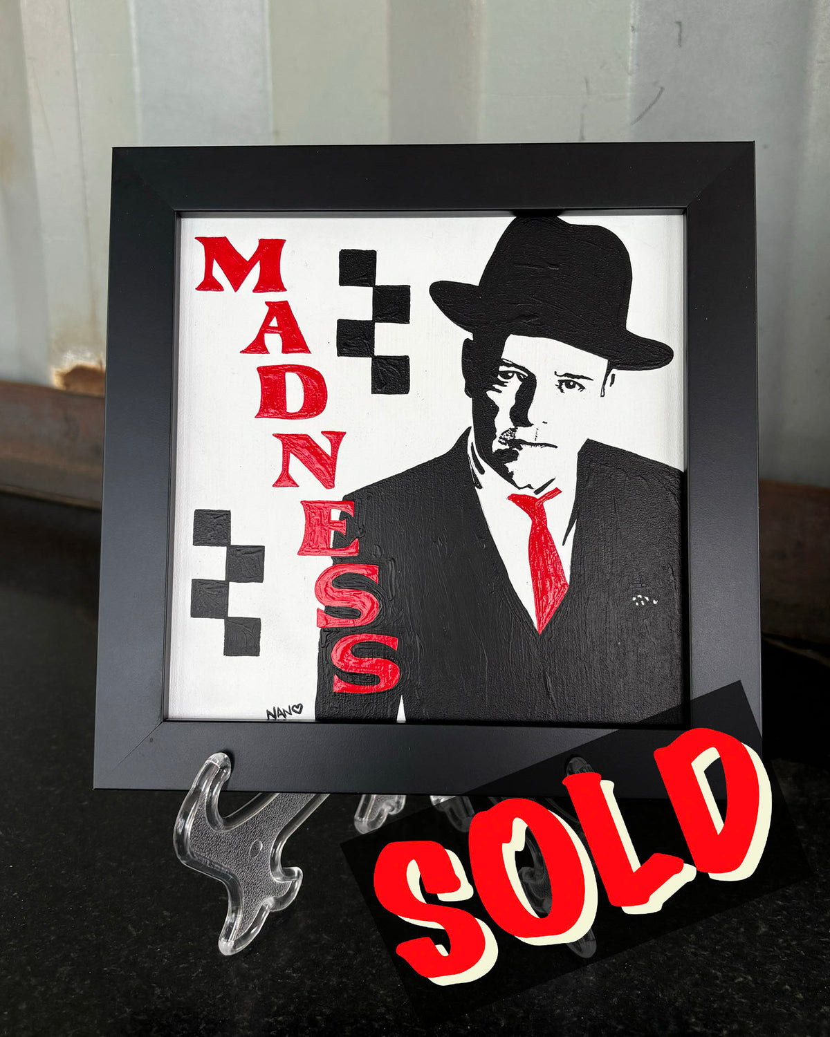 Suggs No. 2 - 6”x6” Framed Original Painting