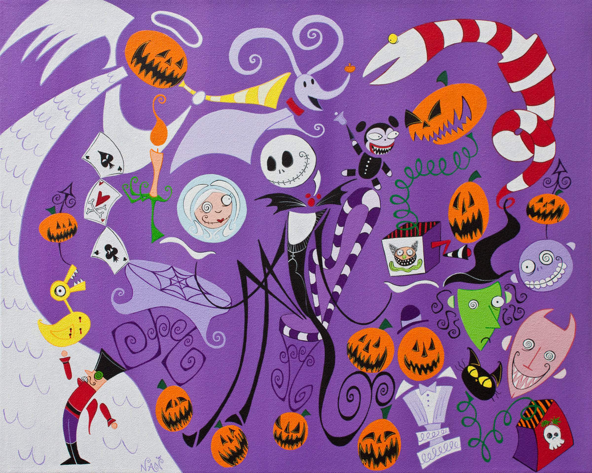 Haunted Holiday - Original Painting