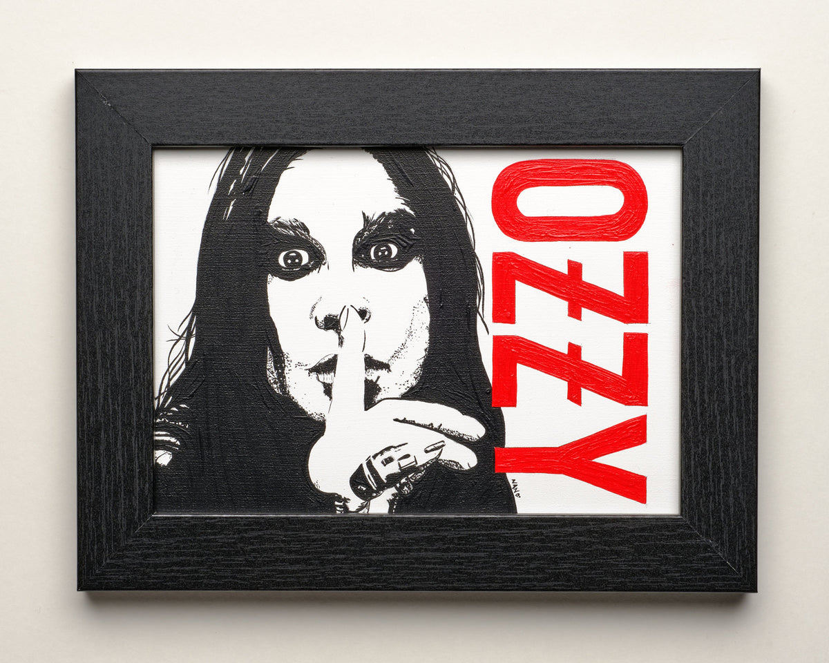 Ozzy - 5”x7” Framed Original Painting