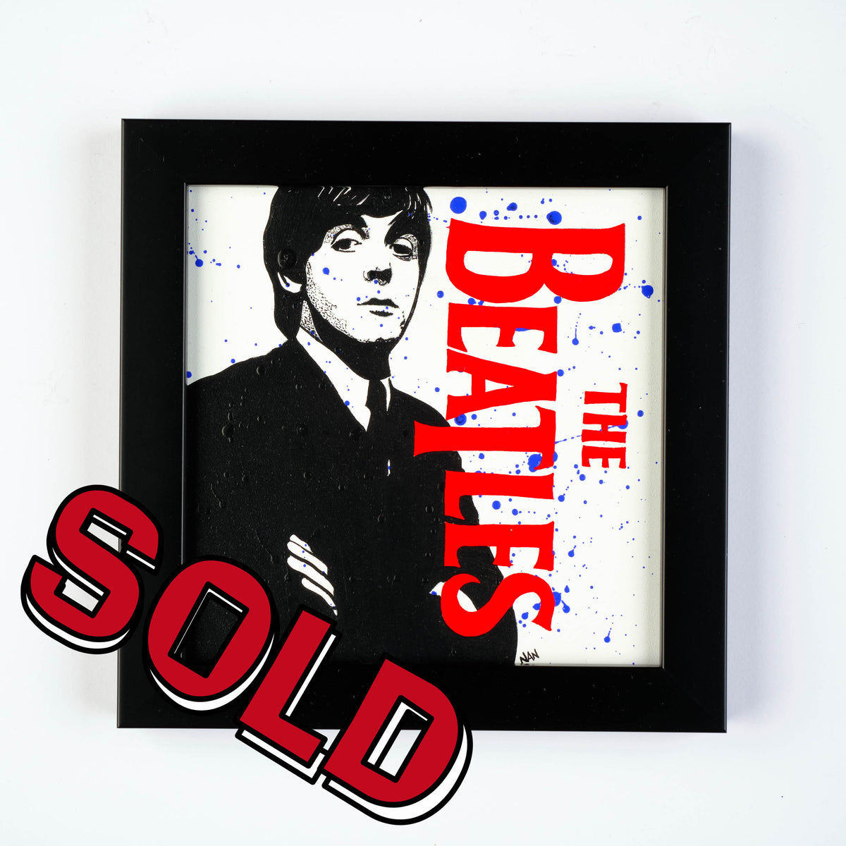 Paul - 6”x6” Framed Original Painting