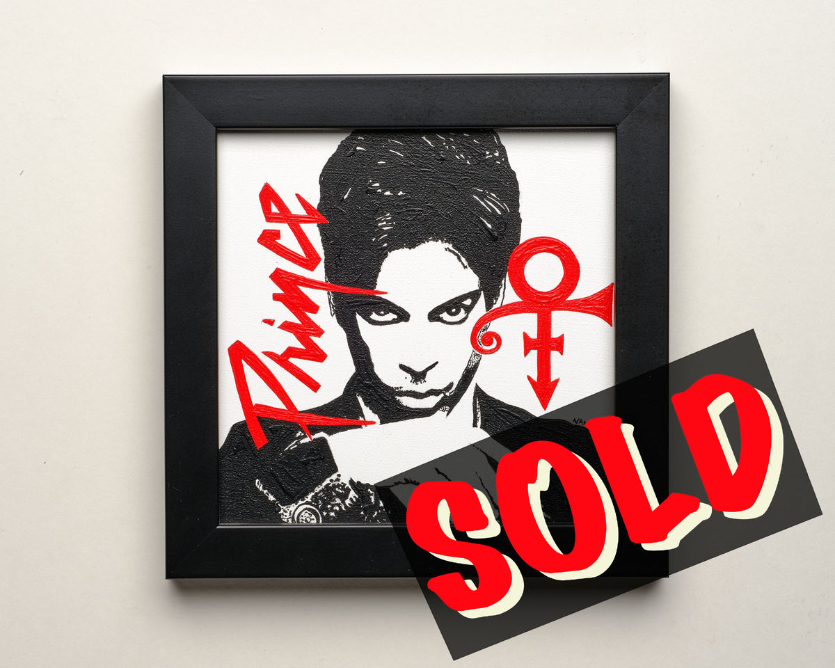 Prince No. 2 - 6”x6” Framed Original Painting