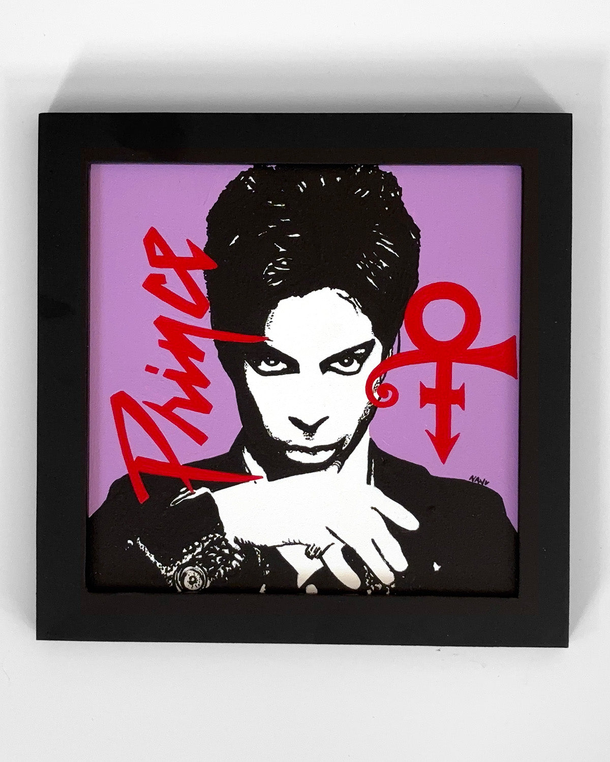 Prince - 6”x6” Framed Original Painting