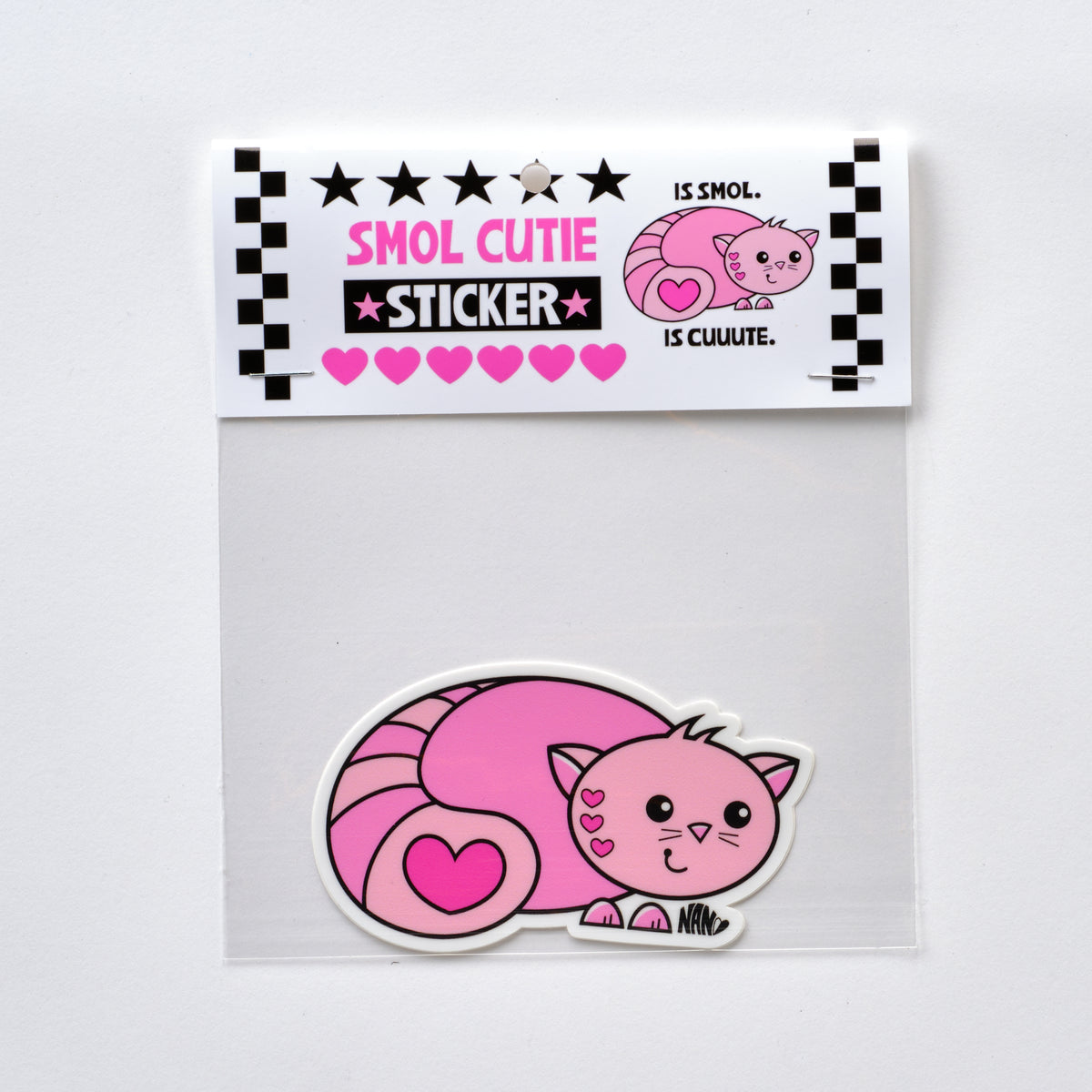 🩷🐱 Smol Cutie 🐱🩷 - Vinyl Sticker
